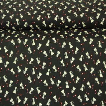 Viscose - Miauw! Black