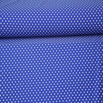 Lycra - Bright Blue Dots