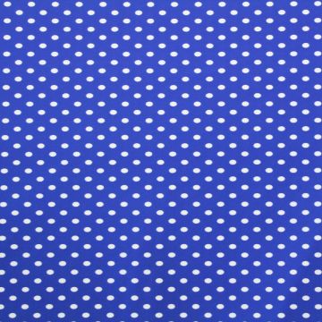 Lycra - Bright Blue Dots