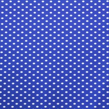 Lycra - Bright Blue Dots