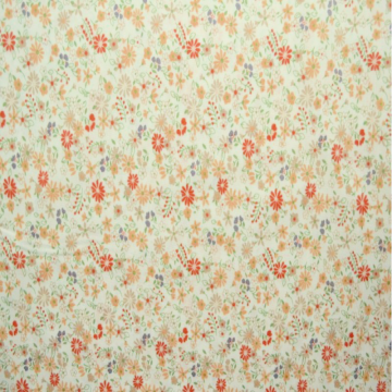 Katoen - Flowerbomb - Orange/Taupe