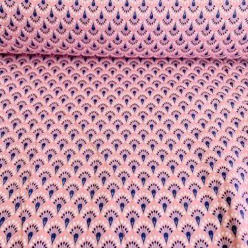 Katoen - Fan - Pink