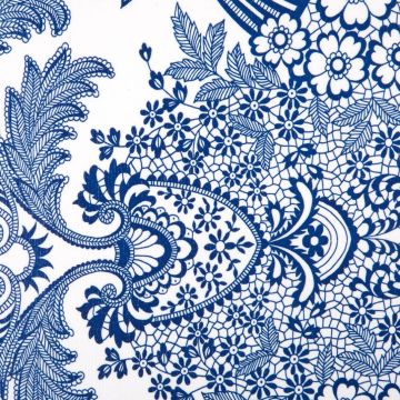Tafelzeil Kitsch Kitchen - Paraiso Dark Blue