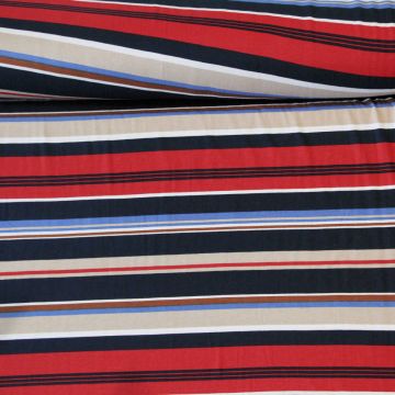 Viscose Tricot - The Colored Stripes