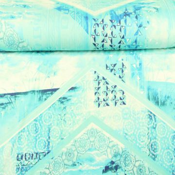 Viscose Tricot - Summer Aqua