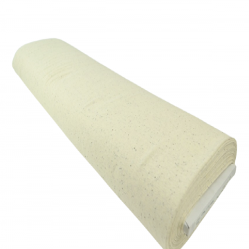 Katoenen Tricot Speckles Collection - Vanilla
