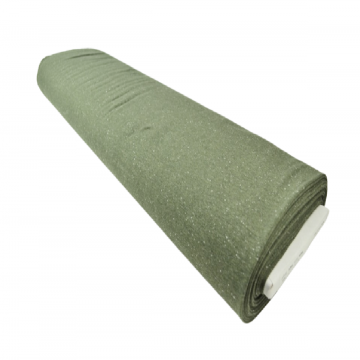 Katoenen Tricot Speckles Collection - Army Green