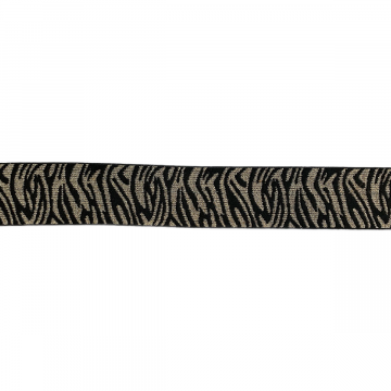 Elastiek - Glitter Glamour 40 mm - Animal Gold