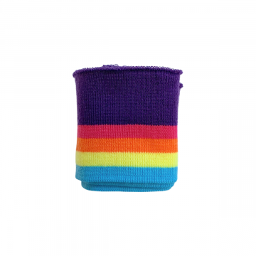 Manchetten Band - Rainbow Purple