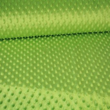 Minky Fleece Dots - Lime