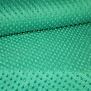 Minky Fleece Dots - Turquoise 