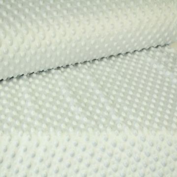 Minky Fleece Dots - Ice Blue