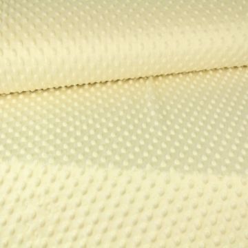 Minky Fleece Dots - Champagne