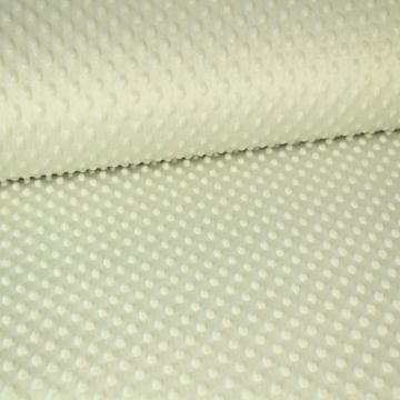 Minky Fleece Dots - Light Grey