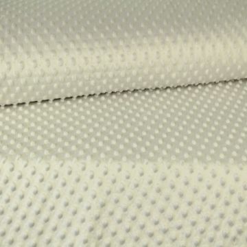 Minky Fleece Dots - Soft Grey