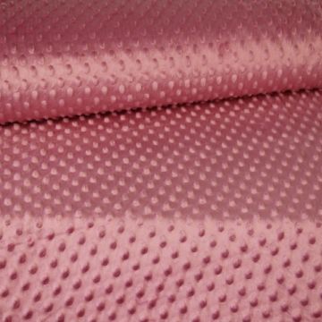 Minky Fleece Dots - Sweet Pink 