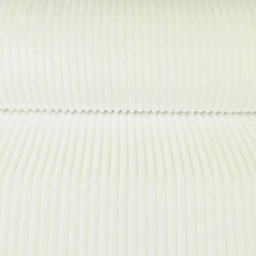 Minky Fleece Stripes - White
