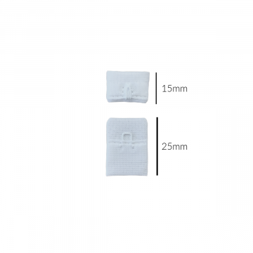 BH Sluiting Mini 20mm - Wit