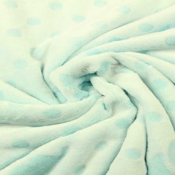 Knuffelfleece - Elephant Turquoise