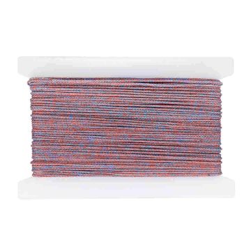 Glitter Koord - 4mm - Blue/Red