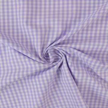 Blousestof - Ruitje Lila