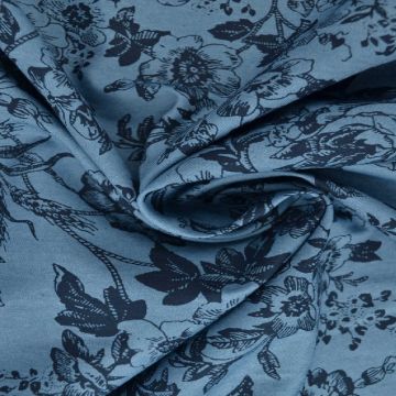 Chambray Floral - Vintage Blue