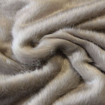 Faux Fur - Warm Beige/Grey