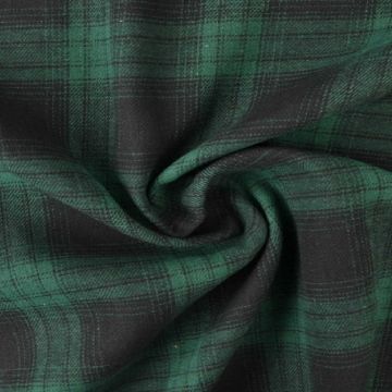 Flanel Ruiten - Dark Green/Black