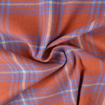 Flanel Ruiten - Lavender Blue/Rusty