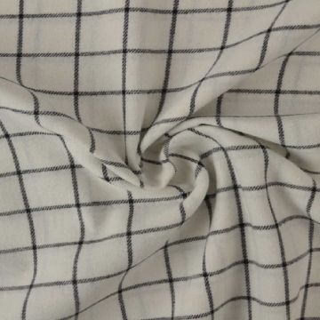 Flanel Ruiten - Off White/Black