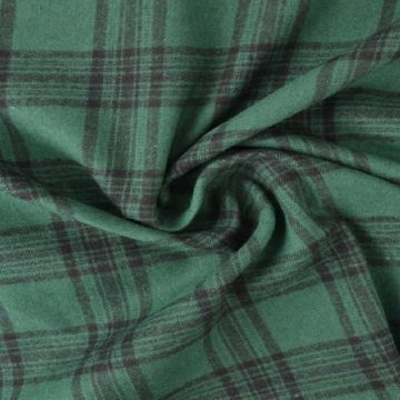 Flanel Ruiten - Forest Green/Black