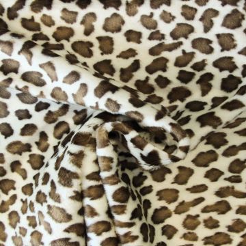 Fur - Leopard White/Brown