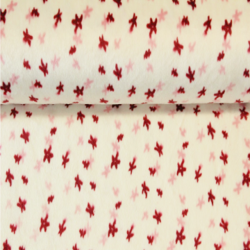 Fur - Flowers Pink/Dark Pink