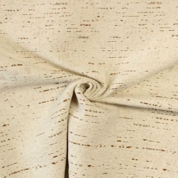 Jacquard Gobelin - Brown/Beige Melange on Off White