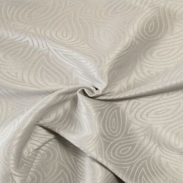 jacquard gobelin - Light Silver leaves