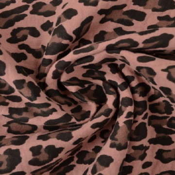 Hydrofiel - Animal Print on Vintage Pink