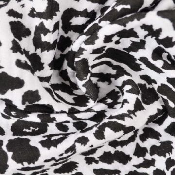 Hydrofiel - Black Leopard on White