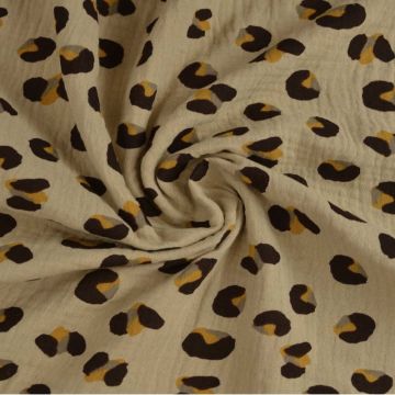 Hydrofiel - Leopard Spots - Beige