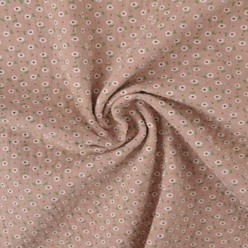 Hydrofiel - Sunny Flowers - Dark Old Pink