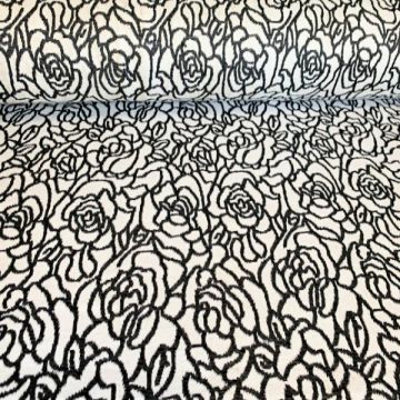 Jacquard Jersey - Rose Field