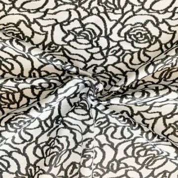 Jacquard Jersey - Rose Field