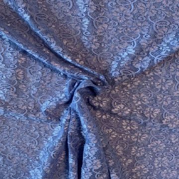 Lace - Lavender Blue Curl of Flowers 
