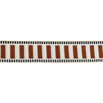 Luxe Tassenband - Stripes - Champagne/Brown