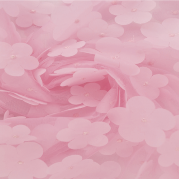 Mesh Flower - Pink 04
