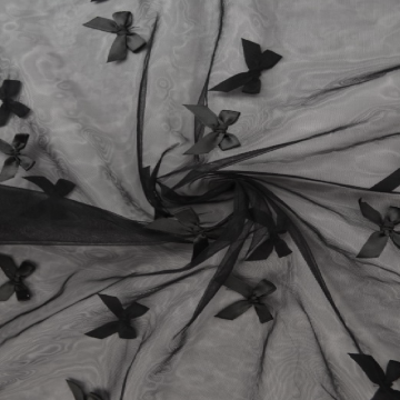 Mesh - Bow Tie - Black