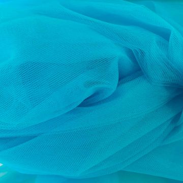 Brandvertragende Tule - 300cm - Petrol Blue