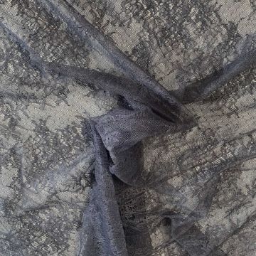 Lace - Blue/Grey Flowers