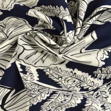 Viscose - Evening Flowers