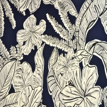 Viscose - Evening Flowers