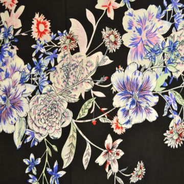 Viscose - Magical Paradise Flowers